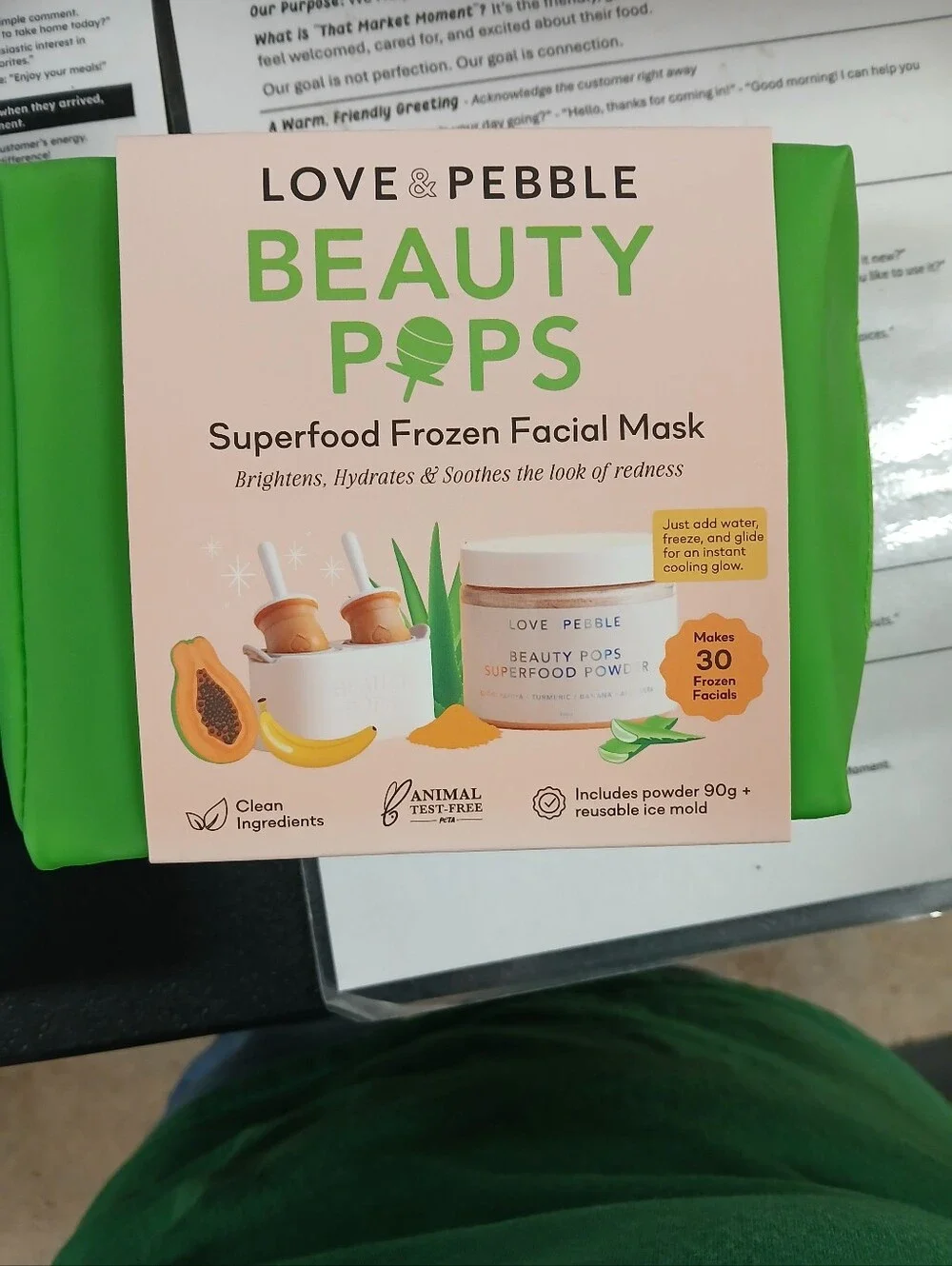 Beauty Pops Superfood Frozen Facial Mask